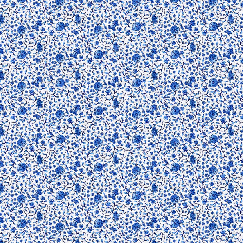 Tissu en coton Chinoiserie Ditsy Floral Wideback - 118" par yard