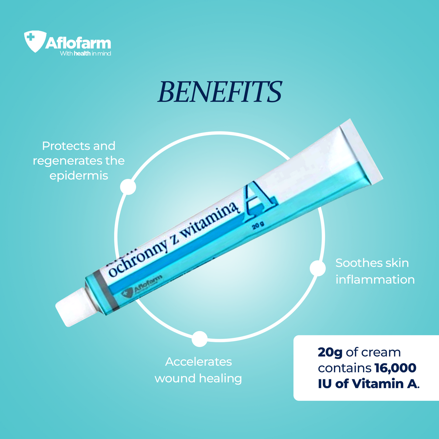 Protective Cream with Vitamin A - 20g