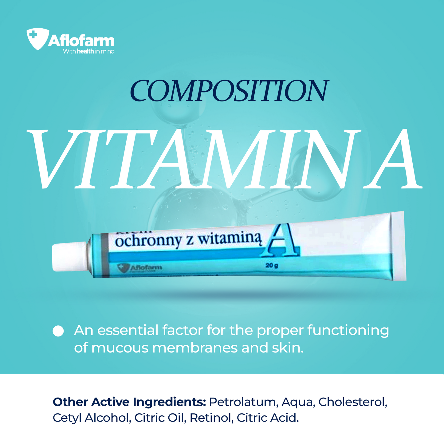 Protective Cream with Vitamin A - 20g