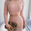 Slim Two-Piece Twist Sweater Knit Skirt Set