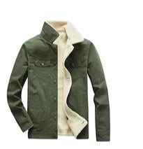 Chaqueta de mezclilla para mujer otoño invierno