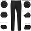 Ensemble de costume ajusté 3 pièces WULFUL pour homme - Noir