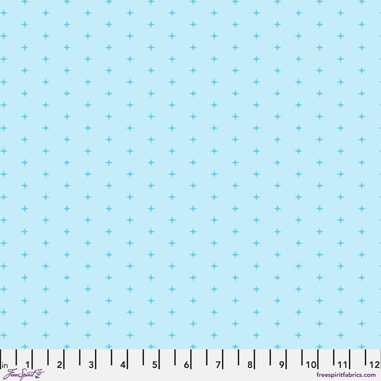 Tissu en Coton pour Broderie Croisée Ciel - 44"/45" par Yard