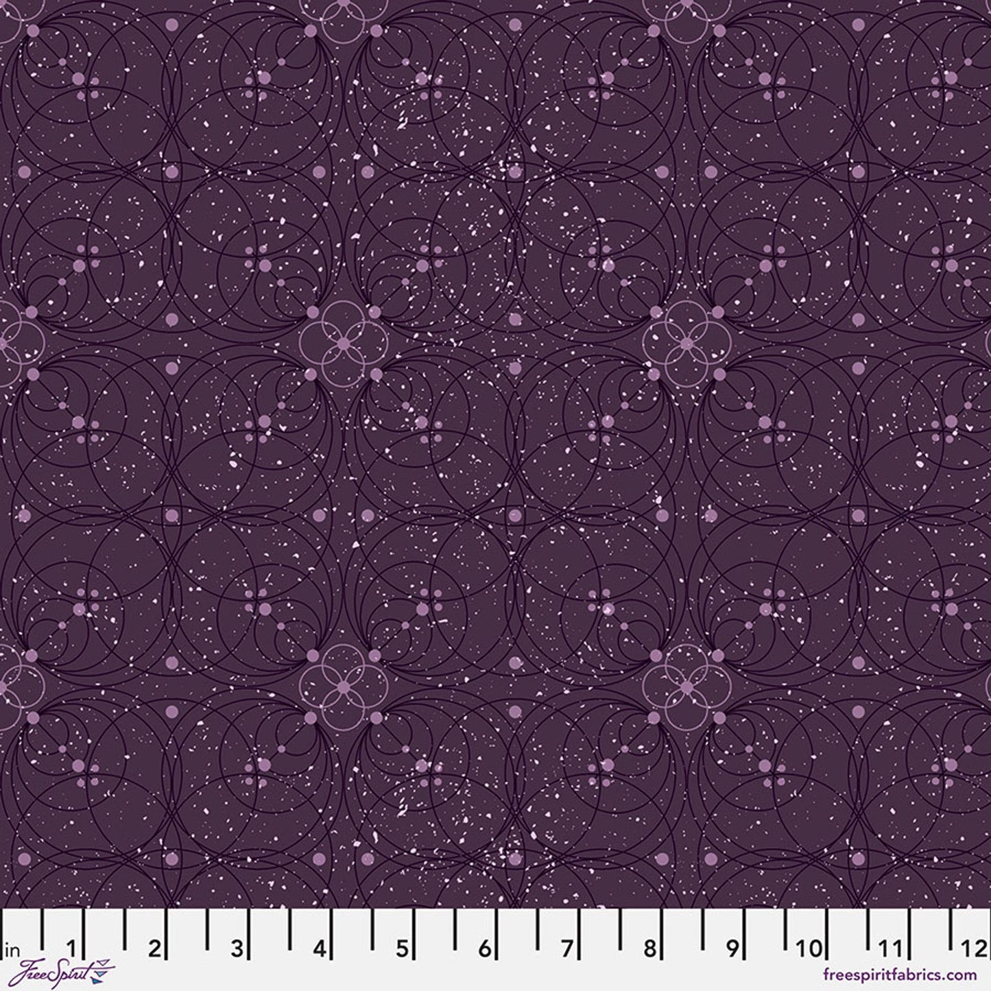 Enrapture par Giucy Giuce Flourish - Tissu en coton Améthyste