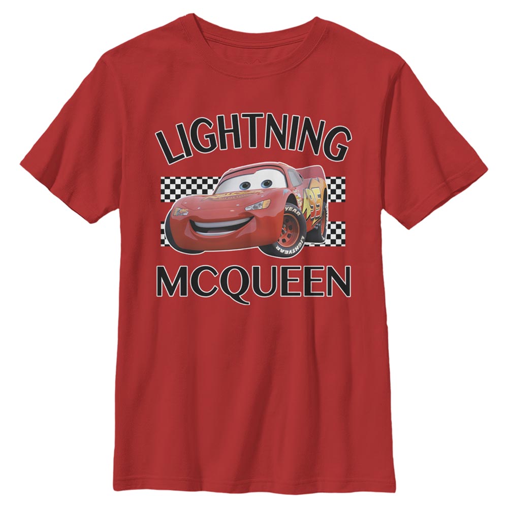 Camiseta de Lightning McQueen para niño