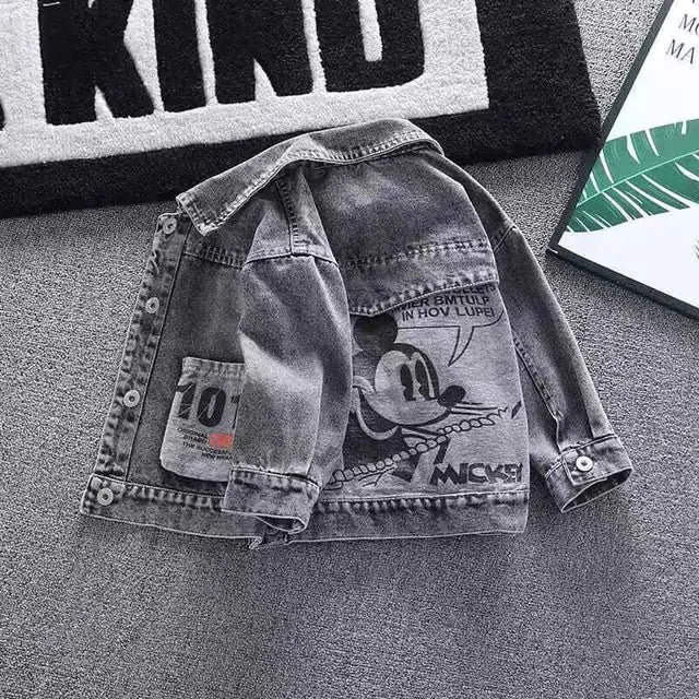 Chaqueta de mezclilla Mickey para niños