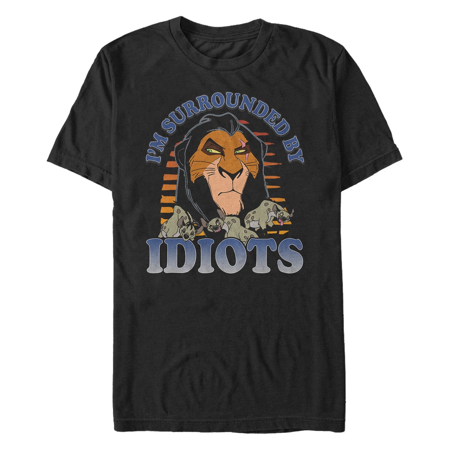 Camiseta de Disney para Hombre Rodeado de Idiotas