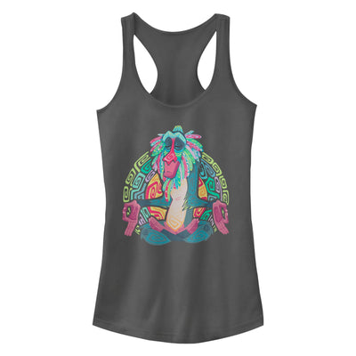 Junior's Disney Rafiki Geometric Rainbow Tank Top