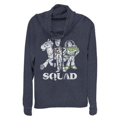 Junior's Disney Squad Buddies Cowl Neck Sweatshirt