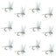 Classic Pale Morning Dun Dry Fly - 12 Premium Size 18 Flies - Korvel