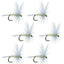 Essential Pale Morning Dun Dry Fly Set - 6 Size 16 Flies - Korvel