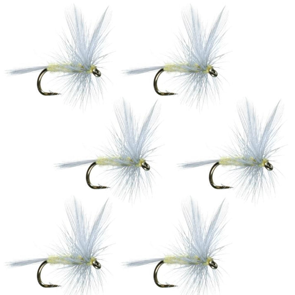 Essential Pale Morning Dun Dry Fly Set - 6 Size 16 Flies - Korvel
