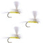 Essential 3-Pack Pale Morning Dun Parachute Dry Flies - Size 16 - Korvel
