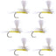 Classic Pale Morning Dun Parachute Dry Flies - Size 18 (Pack of 6) - Korvel