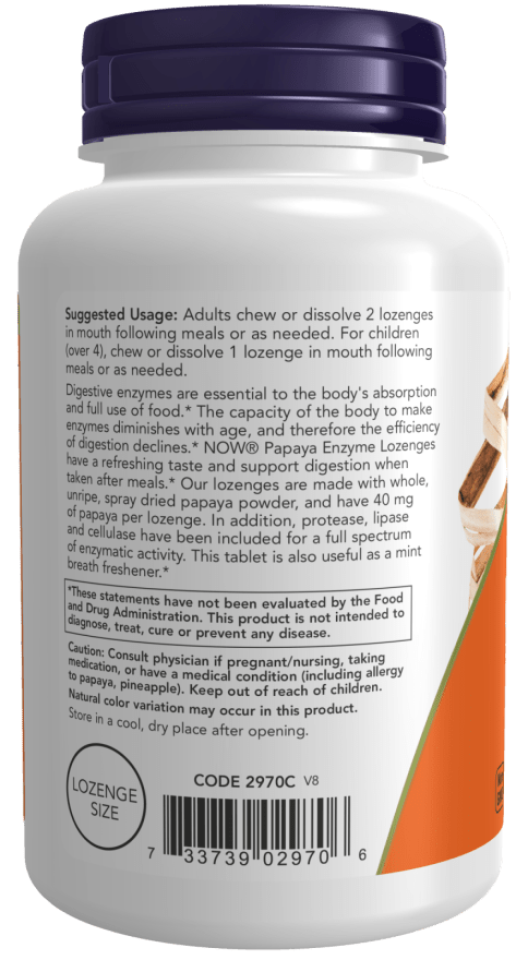 Chewable Papaya Enzyme Lozenges