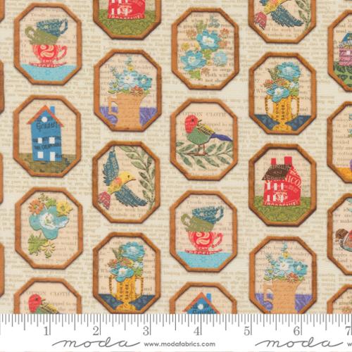Paper Hamlet Cotton Fabric - 44"/45" Per Yard