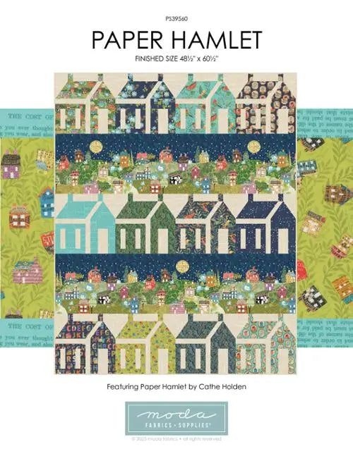 Paper Hamlet Quilt Project Sheet - 48.5" x 60.5"