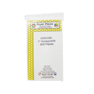 Paper Piece Honeycomb Pack - 1in, 600 Pieces