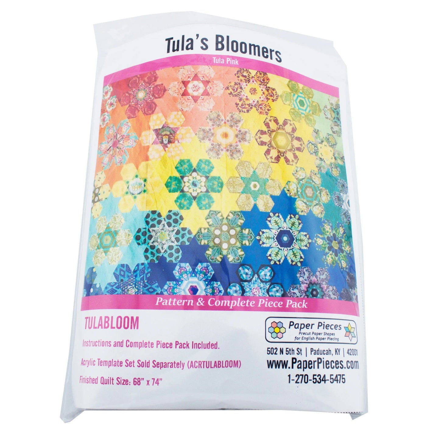 Pack de pièces en papier Tula's Bloomers avec modèle complet