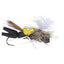 Chernobyl Ant Black & Yellow Foam Top - 6 Size 10 Grasshopper Flies - Korvel