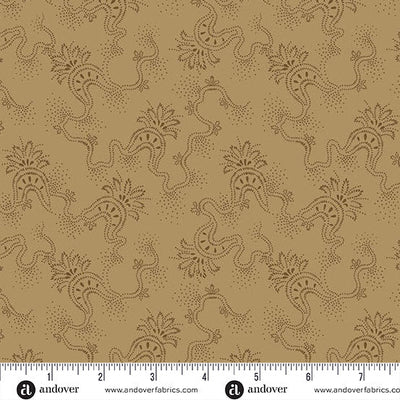 Tissu Large Parchment Filigree Fredericksburg Revisited en Coton