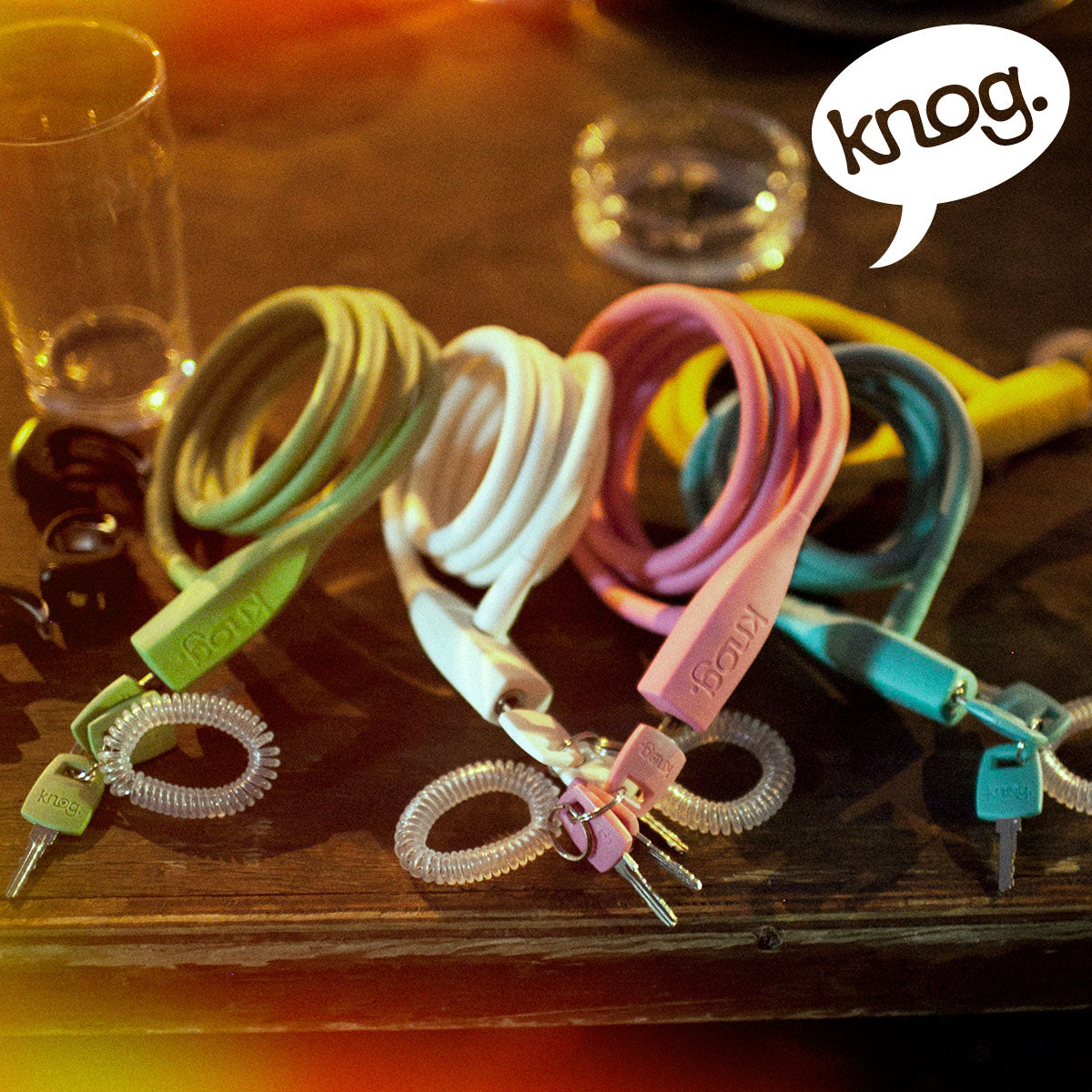 Knog Party Coil Cable Lock - Premium Bicycle Security