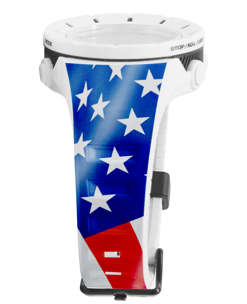 Coliseum Fit™ Forum - Patriot Edition (White/Black) Timepiece - Korvel