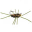 Premium Tungsten Bead Barbless Pat's Rubber Legs Nymphs - Coffee/Black - 12 Pack Size 10 - Korvel