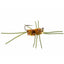 Premium Tungsten Bead Barbless Pat's Rubber Legs Nymphs - Coffee/Tan - Set of 6 Size 10 Flies - Korvel
