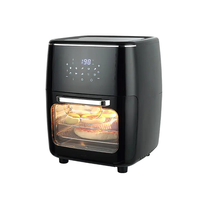 Friteuse à air de grande capacité 13L avec four rotatif transparent
