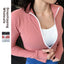 Veste de sport zippée ajustée pour femmes