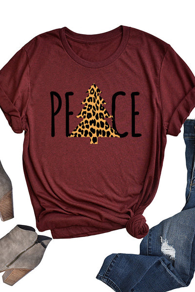 Peace Christmas Tree T-Shirt - Korvel