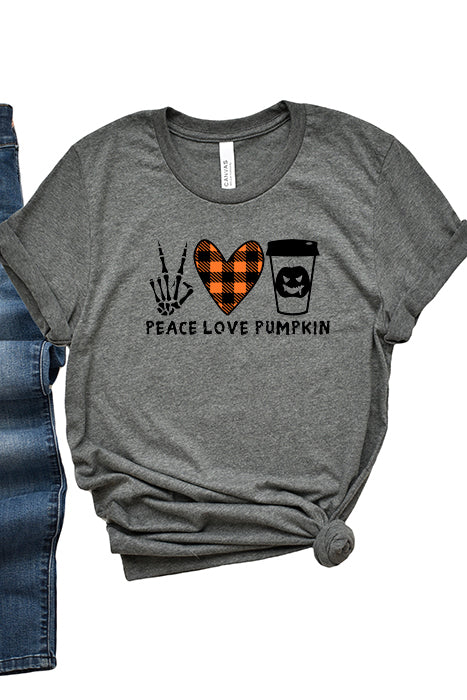 Peace Love Pumpkin Unisex T-Shirt