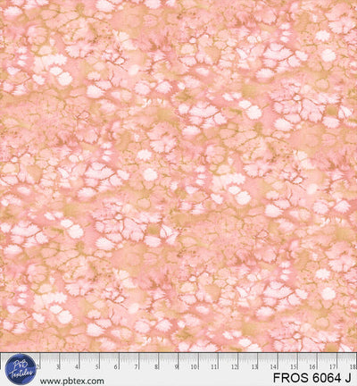 Peach / Coral Frost Cotton Fabric - 44”/45” Per Yard