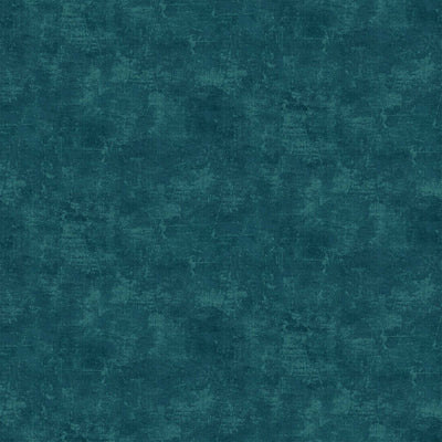 Tela de Algodón de Franela Canvas en Verde Pavo Real - 44"/45" por yarda