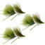 Articulated Circus Peanut Envy Streamers - Olive/White - Size 6 - Set of 3 - Korvel
