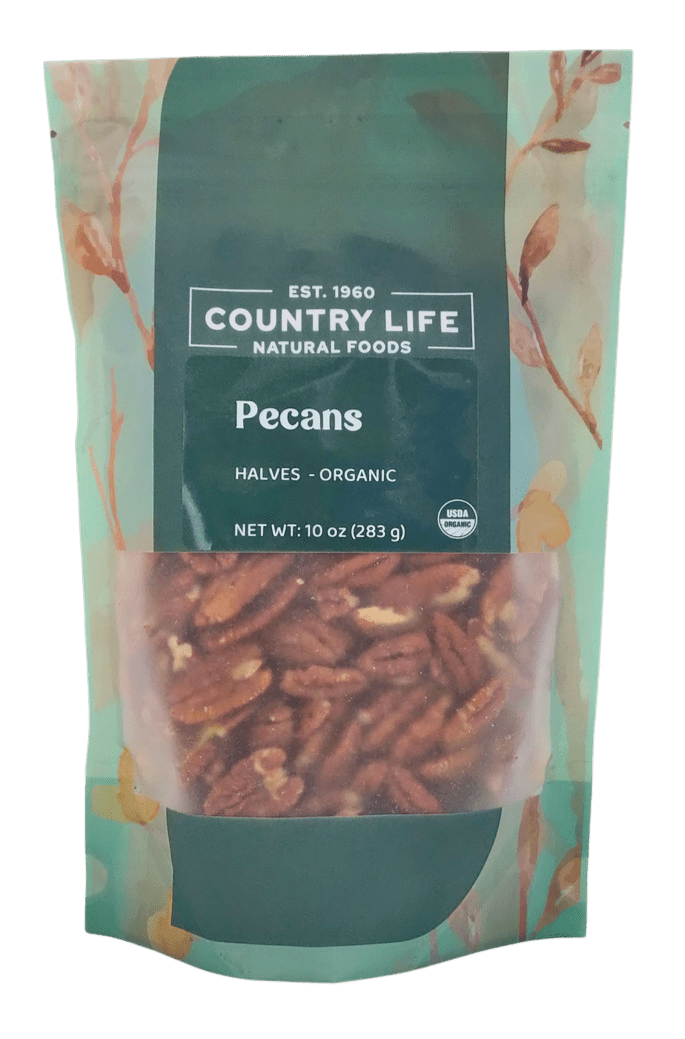 Crunchy Organic Junior Mammoth Pecan Halves - Nutty Bliss - Korvel