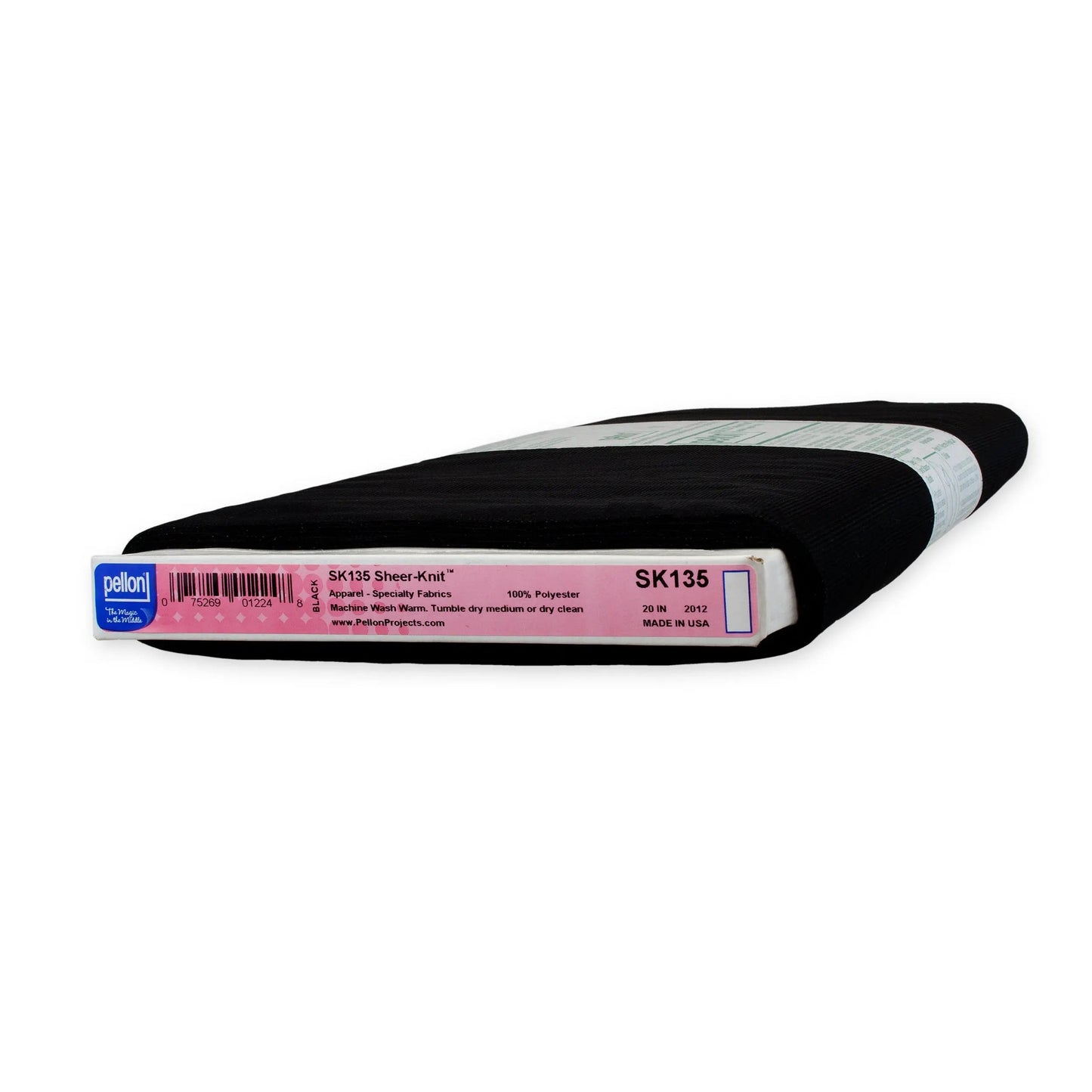 Pellon® SK135 Sheer-Knit™ Interfacing Fusible - Negro, 20" x 10 Yardas