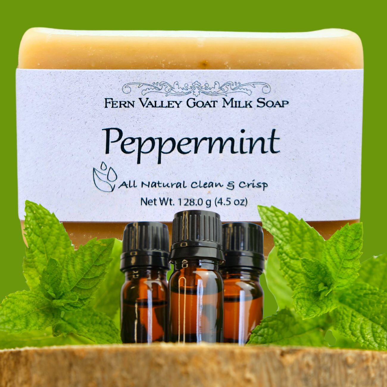 Handmade Goat Milk Soap | All Natural Peppermint - Korvel