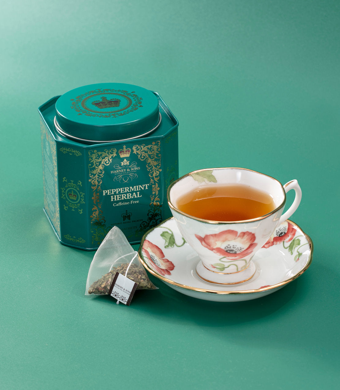 Té de Hierbas de Menta - Lata HRP de 30 Bolsitas