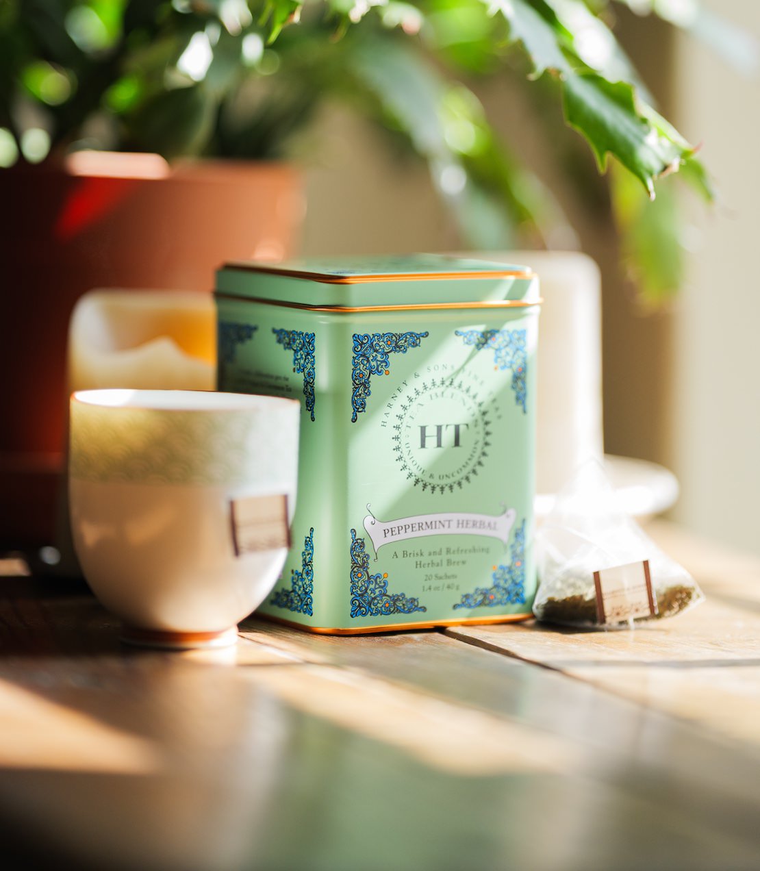 Thé Herbal à la Menthe Poivrée - Boîte HT de 20 Sachets