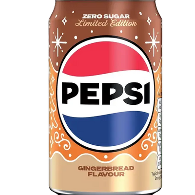 Pepsi Pain d'épice – Cola épicé festif avec saveur de biscuit de Noël