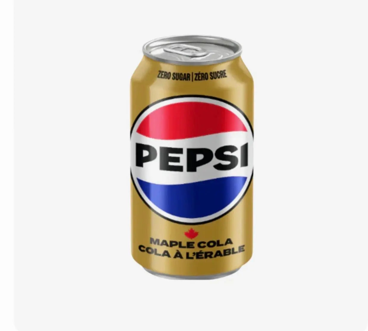 Pepsi Maple Cola Zero Sugar 355mL Can - Unique Canadian Flavor
