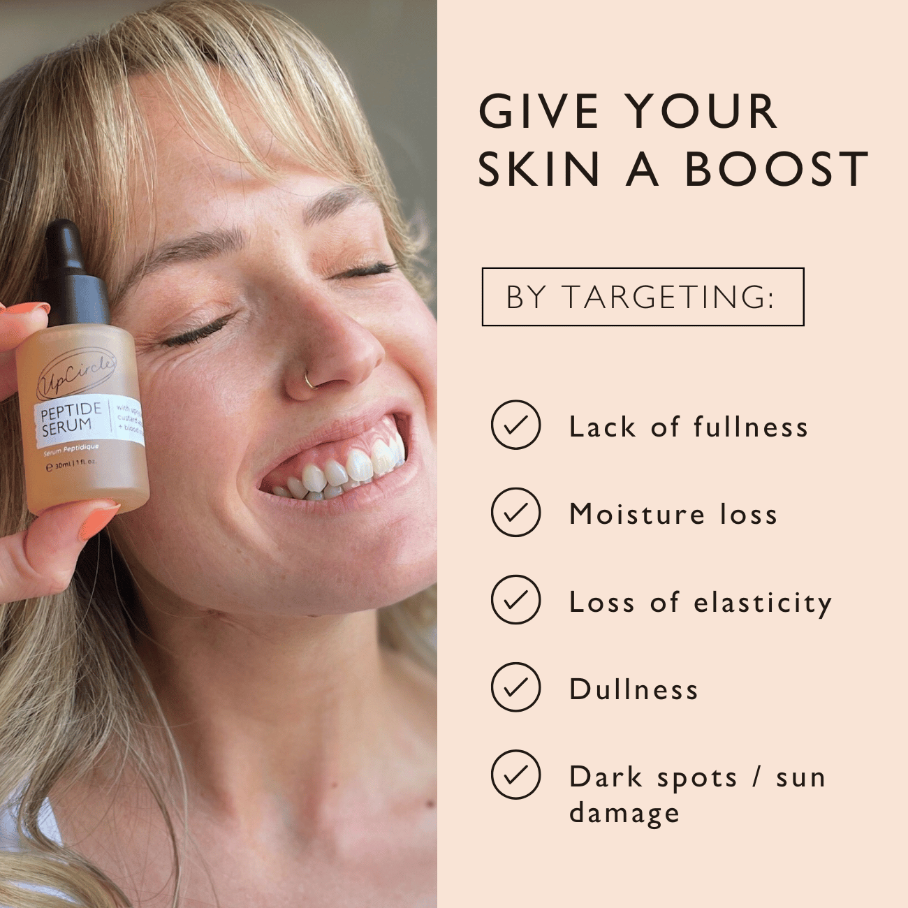 Peptide Serum with Custard Apple + Blood Orange - Korvel
