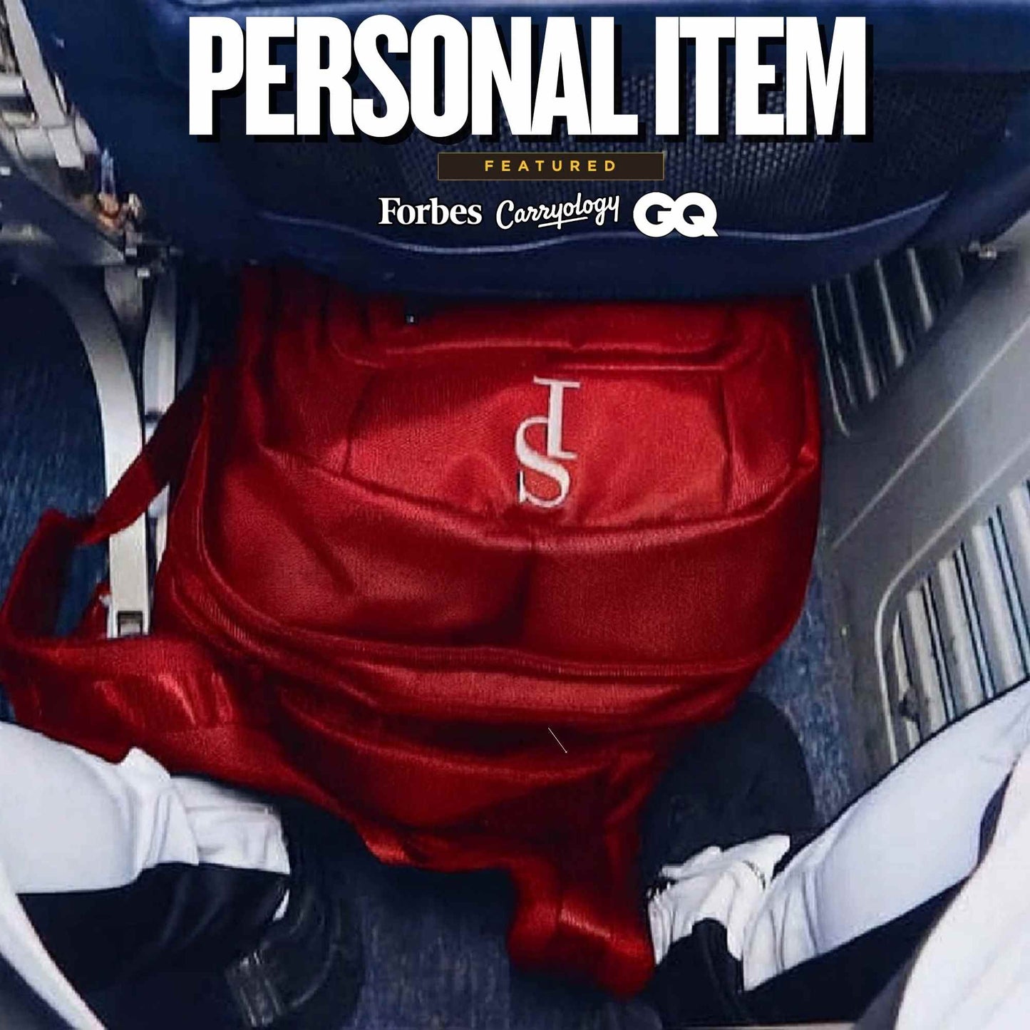Red Polyester Carry-On Patented Backpack - Limited Edition