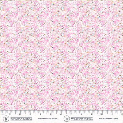 Tissu en coton Petal Flowerbed Midnight Blooms - 44"/45" par yard