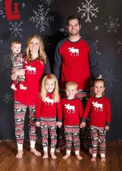 Ensemble de Pyjamas de Noël Confortables pour la Famille
