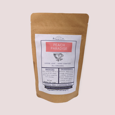 Tropical Peach Bliss Herbal Tea - Korvel