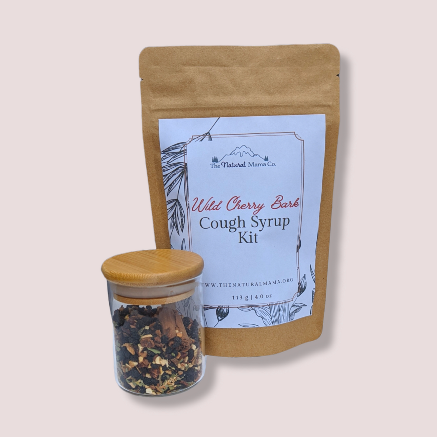 Natural Wild Cherry Bark Cough Relief Kit - Korvel