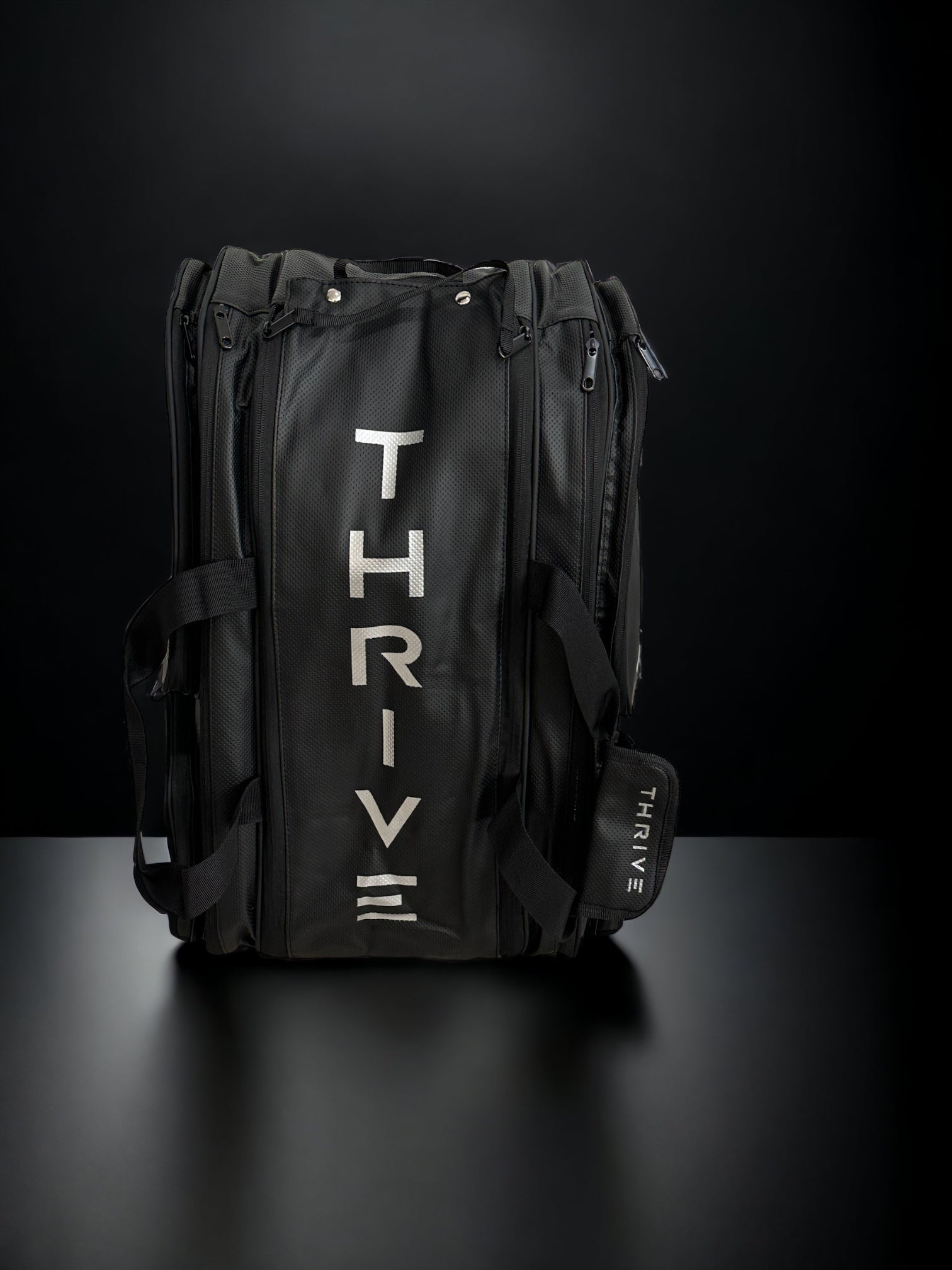 Thrive Elite Pro Tour Pickleball Bag with Shoe Compartment - Sleek Black - Korvel
